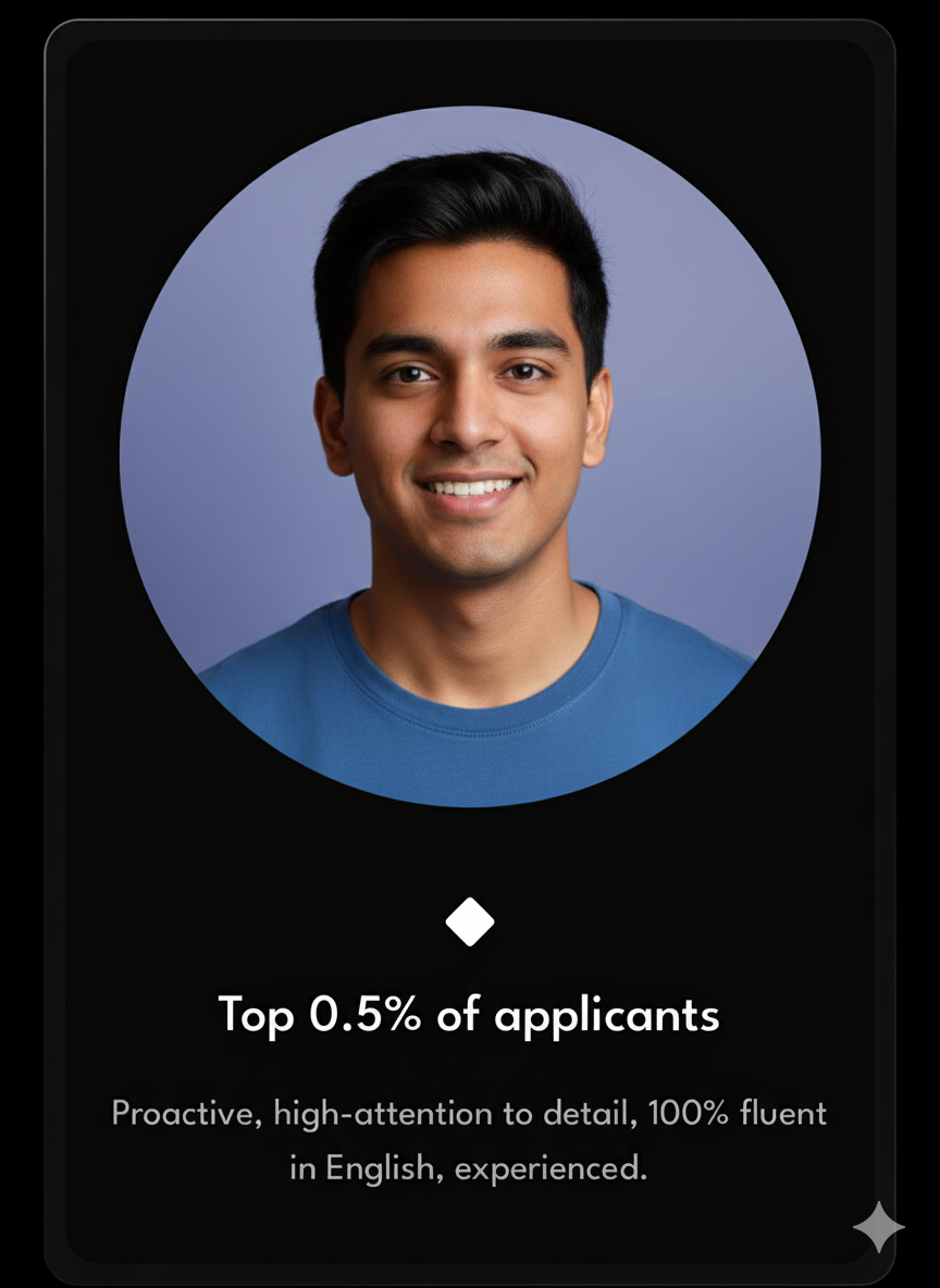 Top 0.5% of applicants