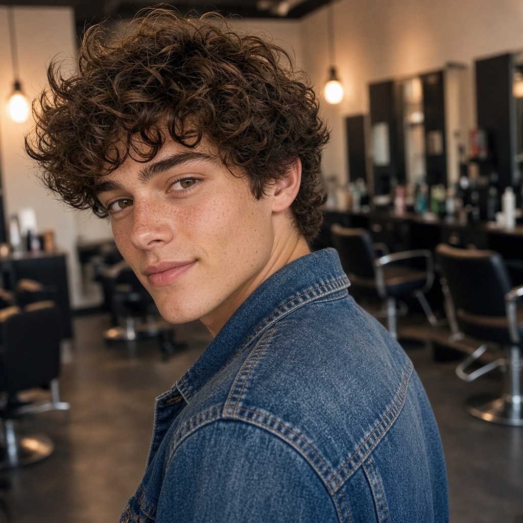 A creator in a salon