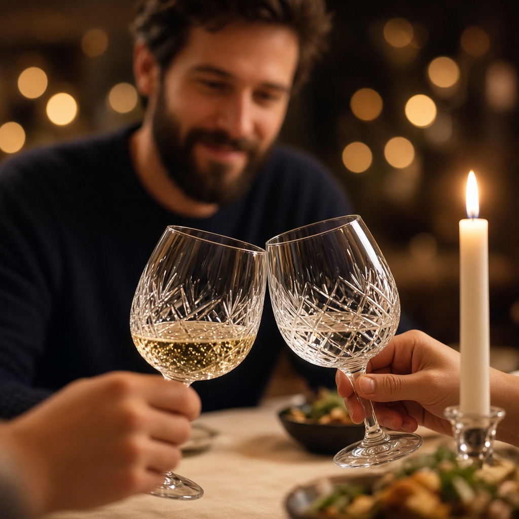 A toast at a dinner